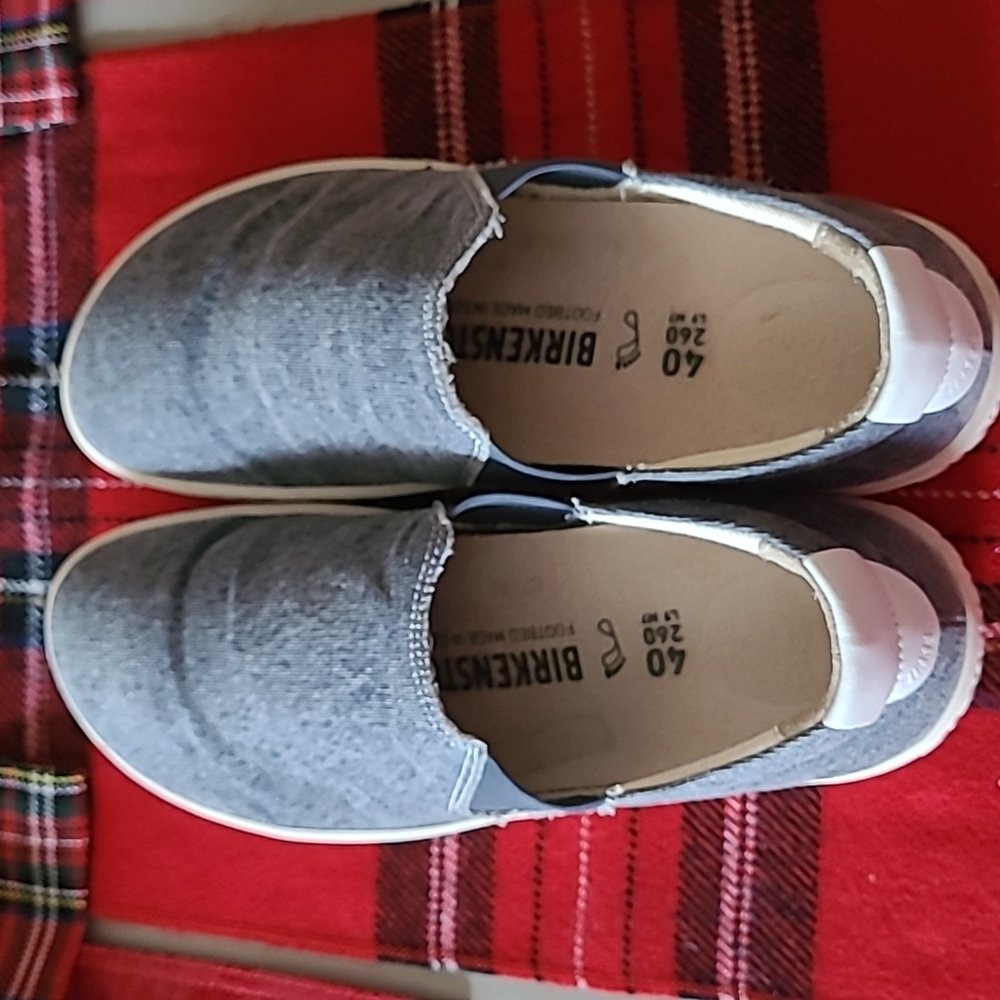 Birkenstock Grey Slip-On Sneakers